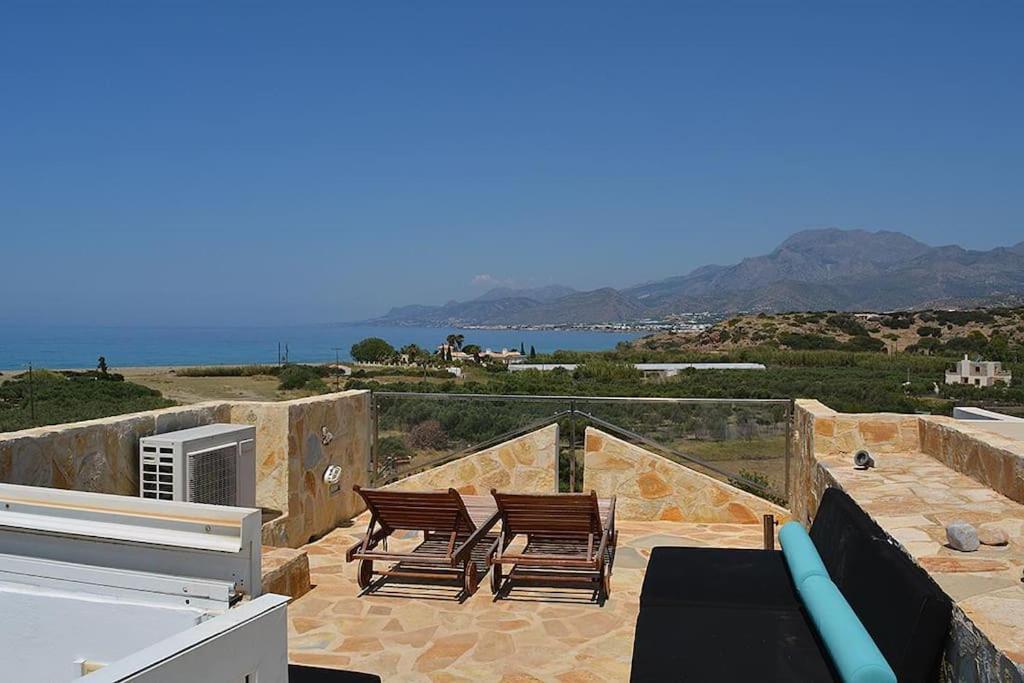 בית נופש Luxury House Makry Gialos 300m To The 7 Pers *